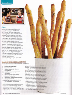 sundust17:  “…BreadstiX, the fictional date night spot for kids of William McKinley High School.” Hey look, even Food Network Magazine ships Brittana! :D 