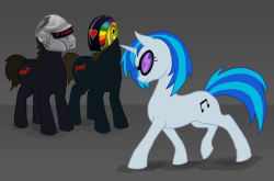 fillydelphia:  DJ P0n3 and Daft Pu— I mean, Pony. Daft Pony. |D 