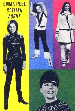 theswinginsixties:  Emma Peel - Stylish Agent (Diana Rigg ‘The Avengers’, 1966) 