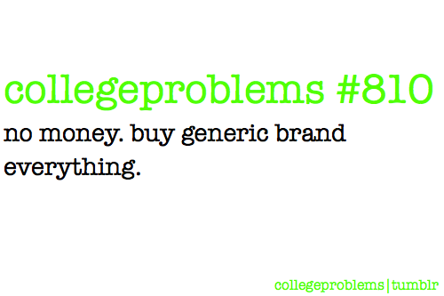 My mom, being a pharmacist, pointed out the chemicals in a lot of generic brand stuff