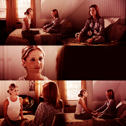 eternityofmisery:  WILLOW: It hurts too much not to try.BUFFY: I’m sorry.WILLOW: It just takes so mu