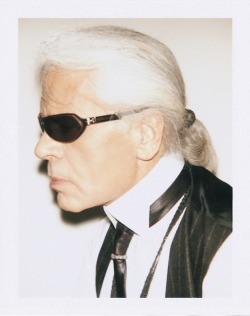 Karl Lagerfeld In Self Service #19 By Ezra Petronio