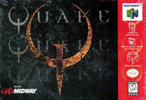 jormungandr:  You wanna shoot a dog with a nail gun?  I don’t either, but you can if you play Quake 1.Tag line on the back of the box was sure to NOT pass the approval of any older relative picking this up for you for Christmas-  ”Nail them to