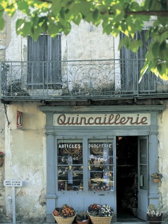 (via Around the World in 80 seconds / Shop in Sault, Provence, France Photographic Print by Peter Ad