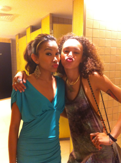 marzlovejoy:  Shita & i, last night 