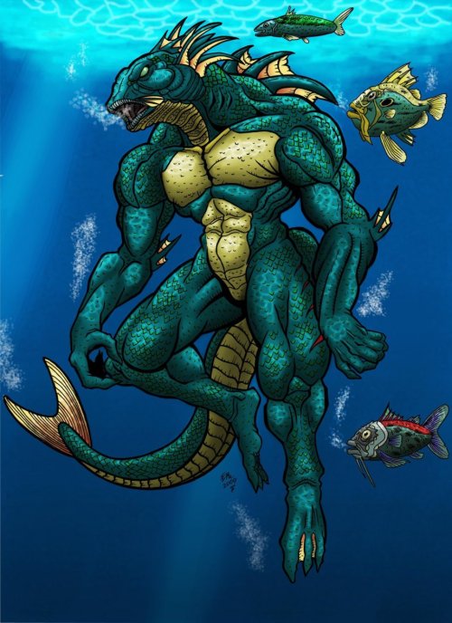 monsteroll:  (via FISHMAN II Color by ~RAVELO porn pictures