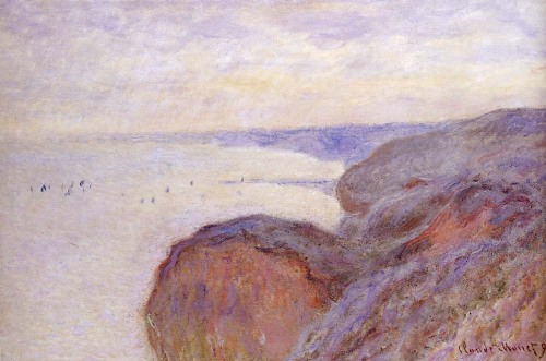 deadpaint: Claude Monet, Cliffs Near Dieppe