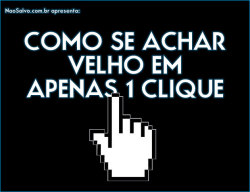 breadpao:  Quer se achara velho? MUITO FODA VER, VALE A PENA! Reblogue&gt;clique na imagem&gt; e veja como o tempo passou! :( 