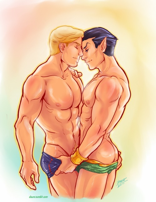 Namor & Steve Rogers (Marvel Comics) This is Namor and Steve, being bros.  Helping each other 