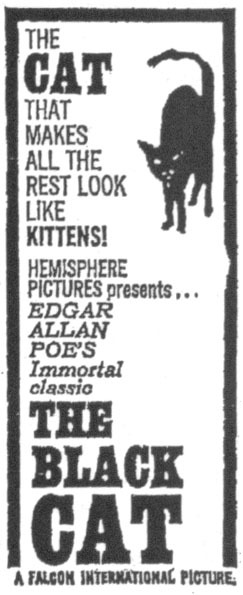 greggorysshocktheater:  Ad for The Black Cat 