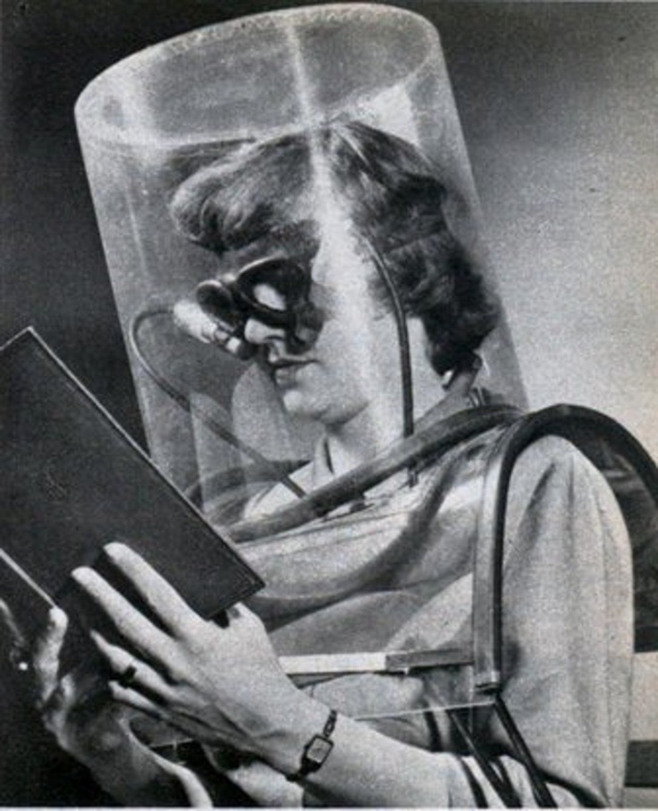 Betty Cook - Stanford Research Labs - undergoing a &lsquo;blink test&rsquo;