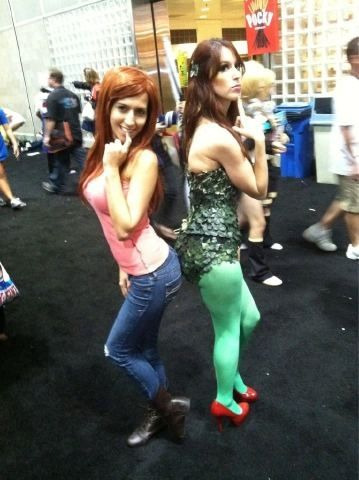 Super awesome day @AnimeExpo with @megturney!