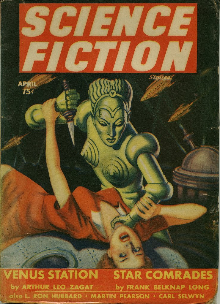 mudwerks:  Scienfiction (by twincovercollector)  pulp magazine Science Fiction of