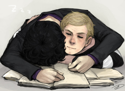 reapersun:in which Sherlock serves as an adequate blanket