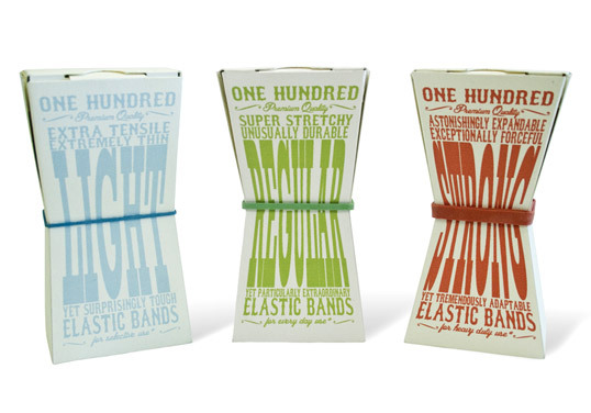 Ric Bixter: Elastic Bands Packaging