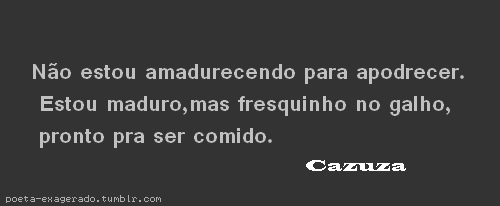 Doçura nunca é demais.