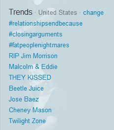 “They Kissed” is trending in the U.S.