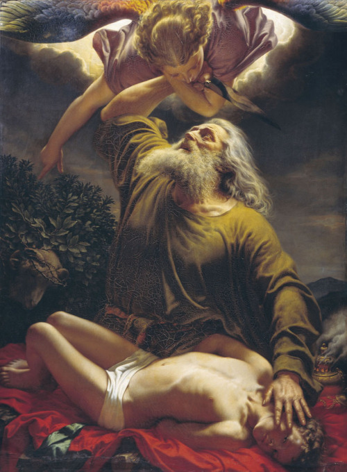 100artistsbook:  Abraham Sacrifing Isaac by Gerhardt Wilhelm von Reutern, 1849. 