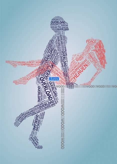 sabrinarahrovi:  “Typesex with Durex”  This Durex campaign, illustrated by Andreh Krahne, uses only typeface to create its images - very well done, Facebook flagged my account after I attempted to share the images. 