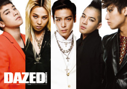 yg-bigbang:  BIGBANG Dazed &amp; Confused July Issue Poster!  the fuck, is that G-dragon with long hair?? ewwwwwww/