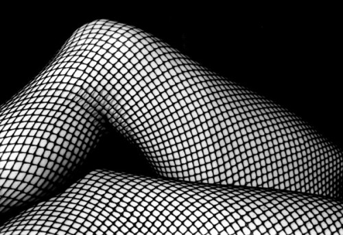 XXX blackandnaked:   Fishnet Legs  by ~AlexWilson photo