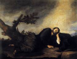 Artmagnifique:  José De Ribera. Jacob’s Dream, 1639, Oil On Canvas. Spanish Baroque.