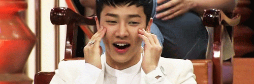 When you laugh so hard that your cheeks hurt.