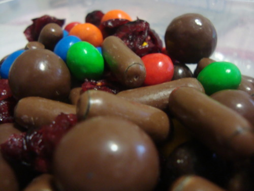 I went grocery shopping today to buy some ingredients for a healthy trail mix. This is what I returned with…Just M&Ms, Malteasers and some chocolate covered licorice. Moral of the story?Don’t shop when you’re hungry… 