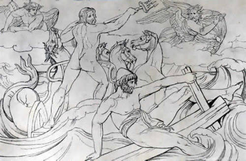 Eros and Antaros - Bonaventura Genelli  