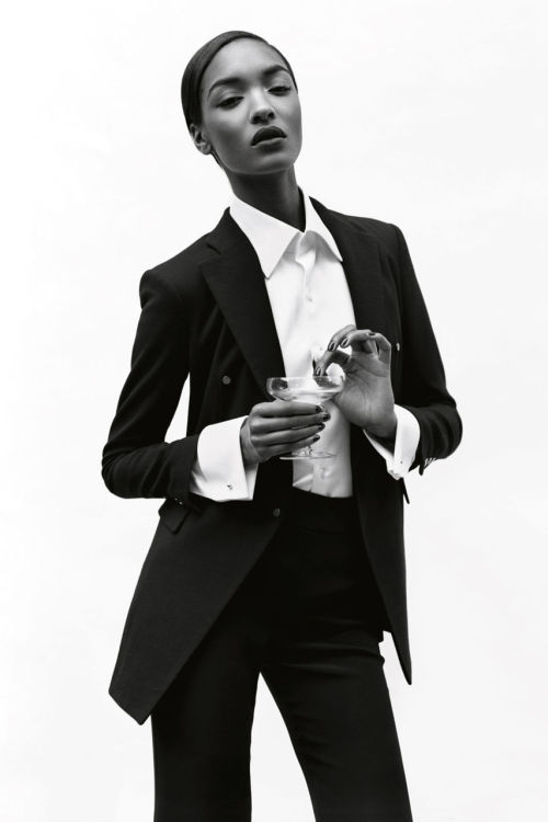 femdomstyle:  Model Jourdan Dunn in a suit. adult photos