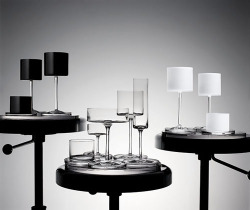 edgina:   Glassware, by Karl Lagerfeld, for Orrefors