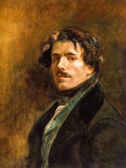 Hottiesofarthistory:  Eugène Delacroix “Eugène Delacroix Was A Curious Mixture