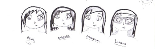 Eu quero vocês aqui pra sempre, foda-se que é só no virtual, pra mim é completamente real. E eu amo vocês, isso que importa. Aline / Michelle / Morgana / Lohana