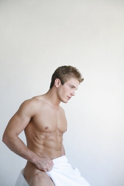 A simple white towel covers his innocence&hellip;