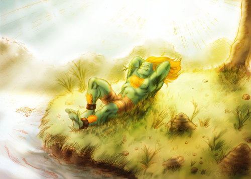 Blanka loving natureby *MatiasSoto