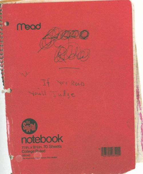 nirvananews:Kurt Cobain’s notebook covers.