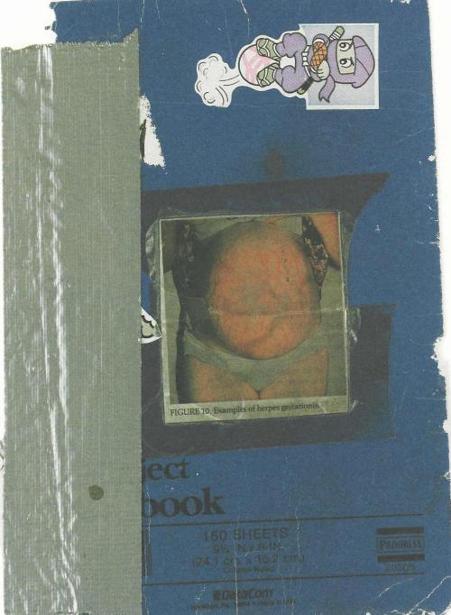 nirvananews:Kurt Cobain’s notebook covers.