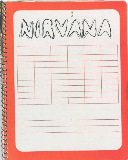 nirvananews:  Kurt Cobain’s notebook covers. 