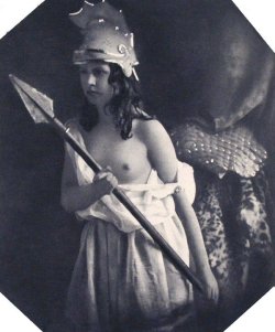 turnofthecentury:  Nude Soldier Anonymous , 19th CenturyPhotogravure after stereoscopic daguerrotype. c1850 