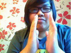 When you try and do finger tutting...
