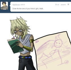 askmalikishtar:  I’m not good at drawing,