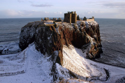 labellechateau:  Dunnottar Castle by alancowper