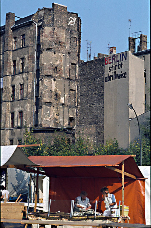 “Berlin’s dying by demolition”, Kreuzberg, early 80s