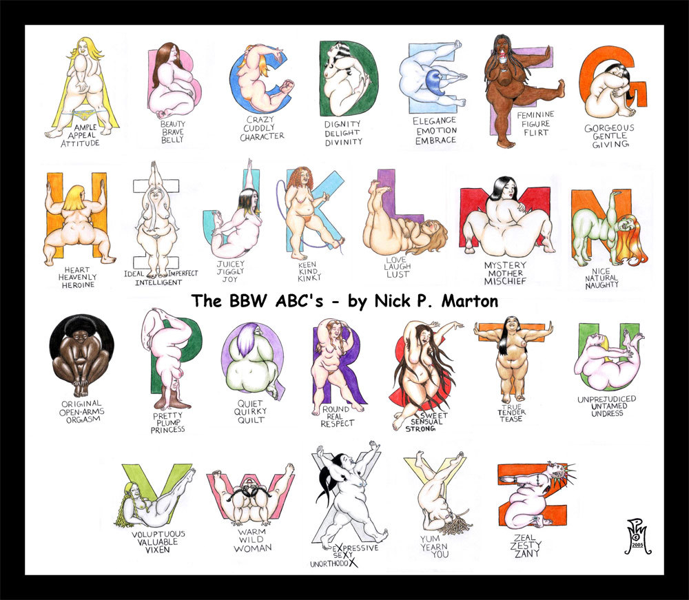 mandymajestic:  The ABC’s of BBW’s - LOVE, Love , Love this!