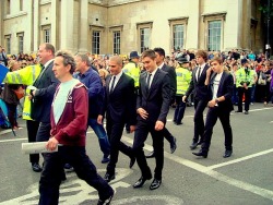 tom parker in a suit. snfm.and look at big