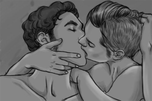 daxterdd:adropofred:Ro wanted intense kissing. so i gave Ro intense kissing. or tried to. ahem.That’