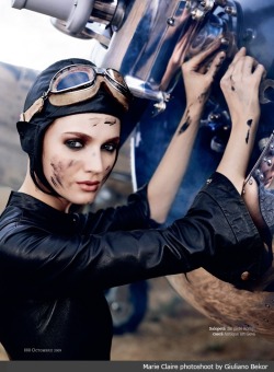 Aircraft girl Marie Claire