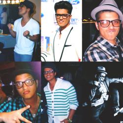 iheartbrunom:  Bruno Mars Alphabet - G - Glasses 