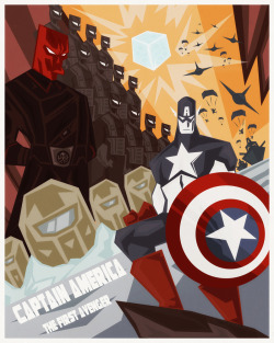 herochan:  Captain America - by Sam Filstrup