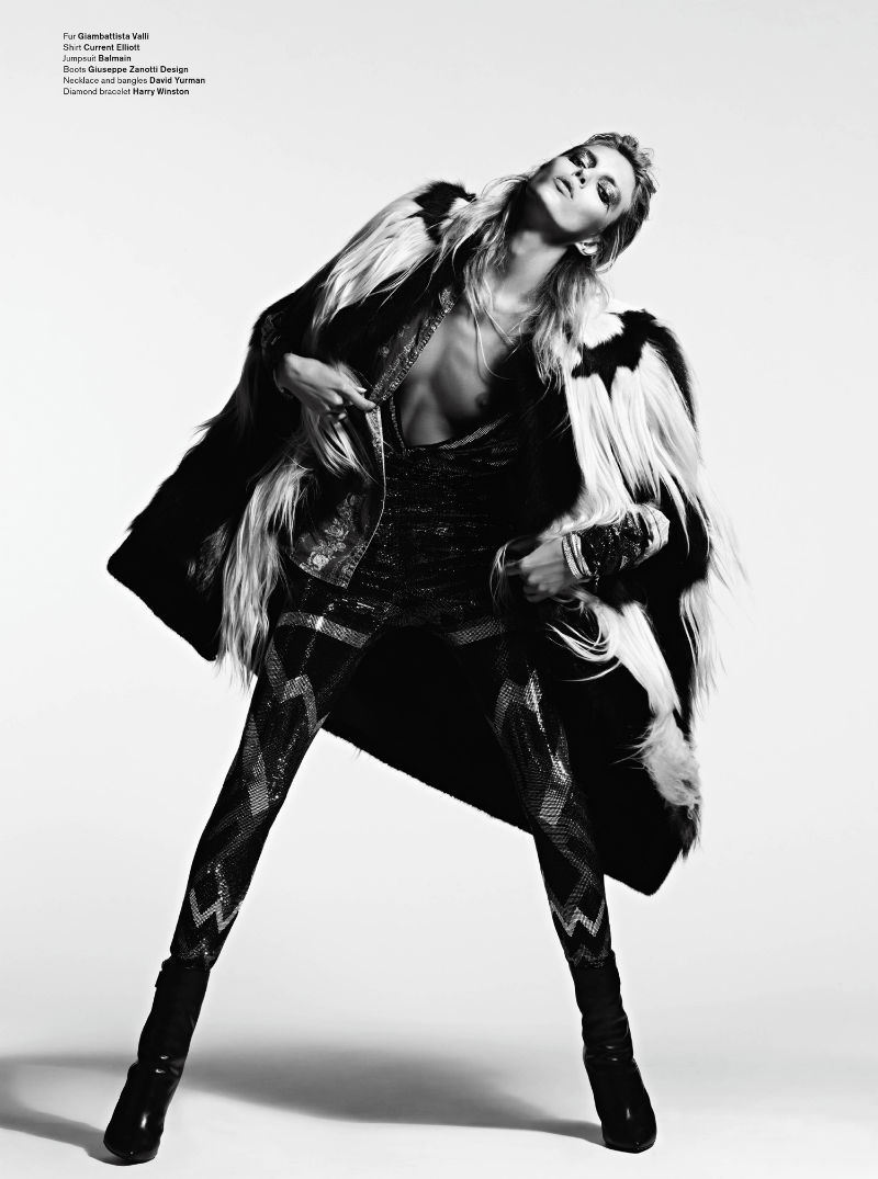 fashionnude:  Anja Rubik by Hedi Slimane 
